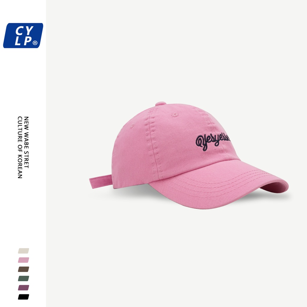 Mũ Lưỡi Trai Mềm Thêu Chữ Phong Cách Hàn Quốc Thời Trang Cho Nam Nữ