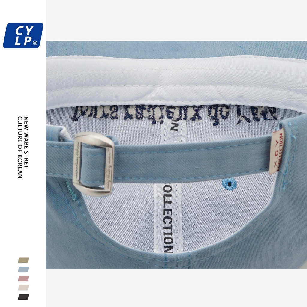 Mũ Lưỡi Trai Thêu Chữ Phong Cách Hàn Quốc Thời Trang Cho Cặp Đôi