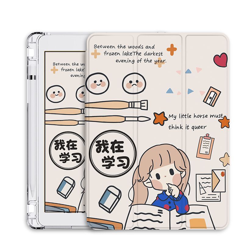 Ốp Máy Tính Bảng Có Túi Khí Và Ngăn Đựng Bút Cho Ipad Pro 11 2022 10th 9th 8th 7th 6th Air 5 4 3 2 Mini 6 5 10.2 '' 10.5 '' 10.9 '' 9.7 ''