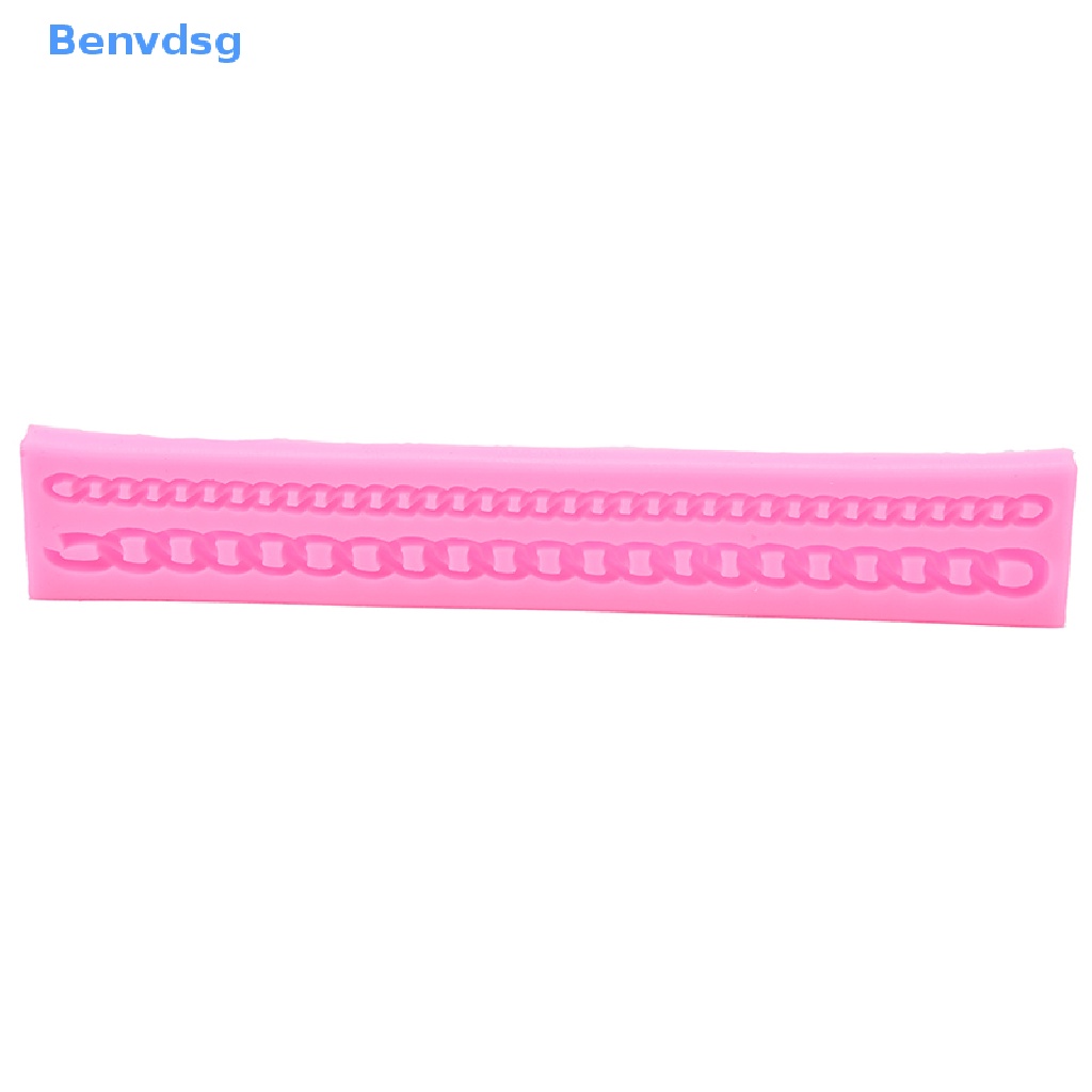 Khuôn Silicone Tạo Hình Dây Xích Dài 3D Trang Trí Bánh Kem