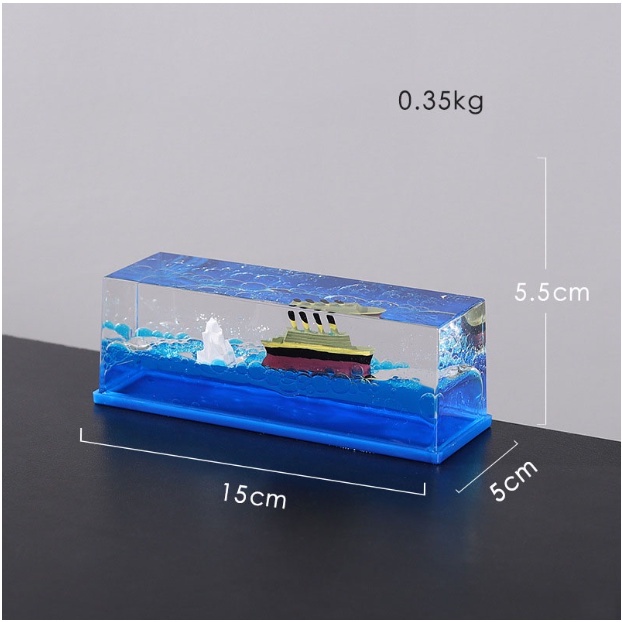 Mô Hình Thuyền Bất Tử NIGO 4 - Tàu Titanic, Trang Trí Decor, Trưng Bày Taplo Ô Tô