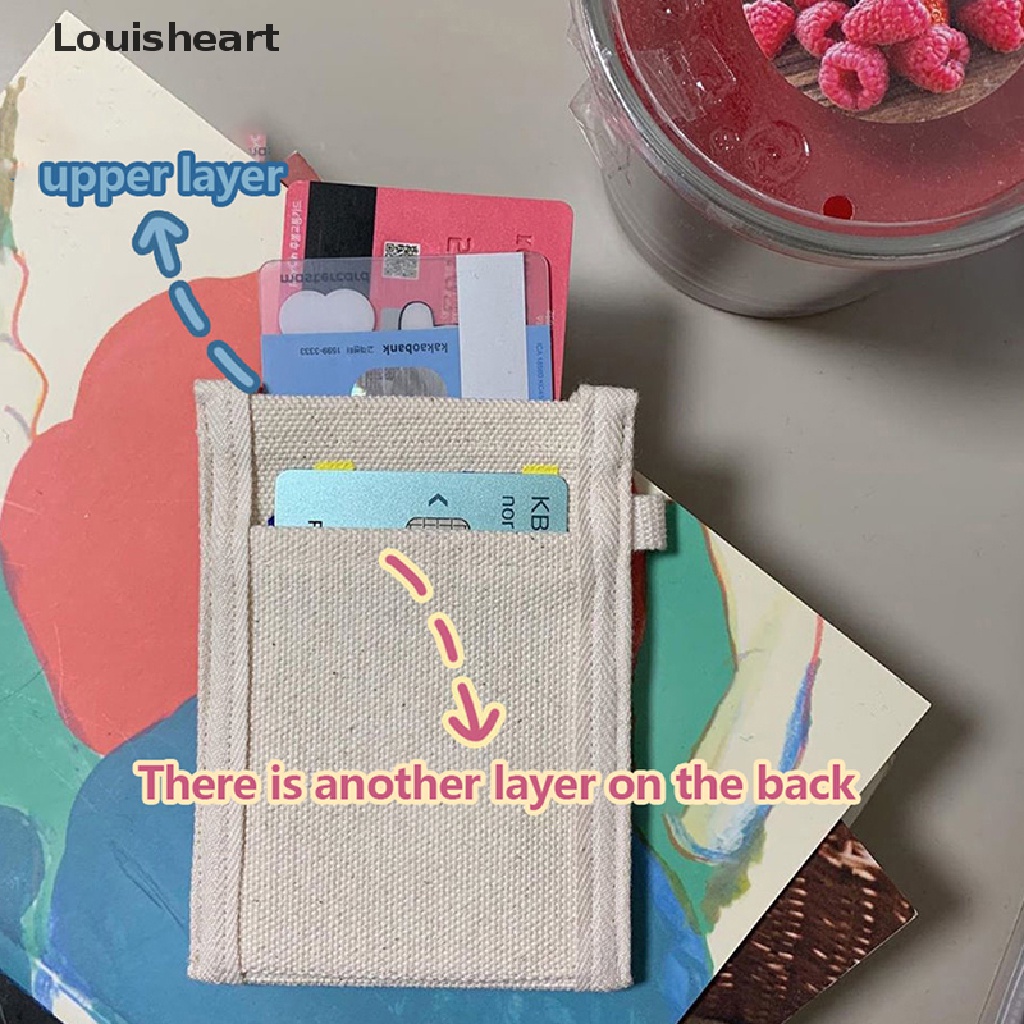 Ví Louisheart Hai Lớp Đựng Thẻ Chống Khử Từ Họa Tiết Graffiti Độc Đáo Cho Apple