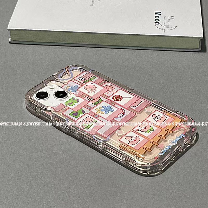 ✅Ốp Điện Thoại Túi Khí Mềm Họa Tiết Hoạt Hình Pie Daxing Dễ Thương Cho Iphone 14Pro 13 14 11