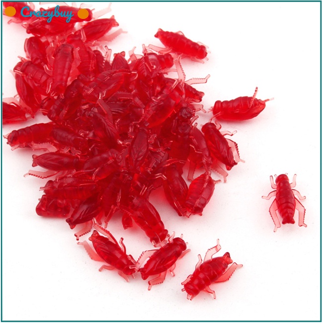 Cr Set 50 Mồi Câu Cá Giả Hình Quả Ớt Bằng Silicon Dài 0.7g Chiều Dài 2.1cm Có Móc Tiện Dụng