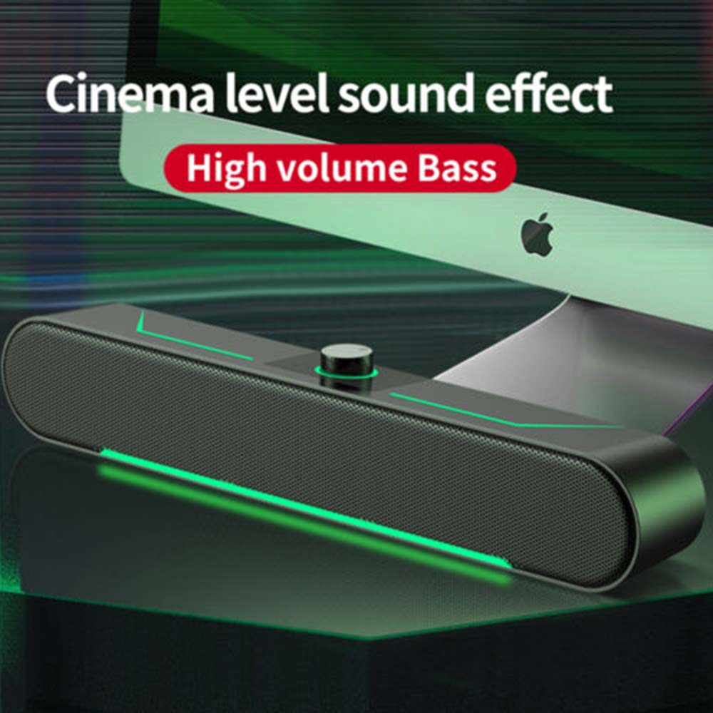 Computer Speakers Wired Speaker PC Soundbar Stereo USB Powered for Laptop Tablet
