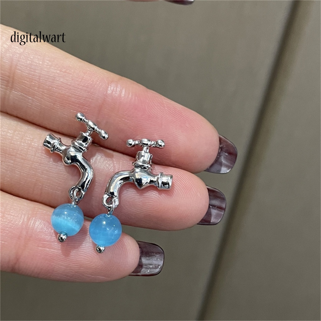 Kỹ Thuật Số| 1 Đôi Bông Tai Hợp Kim Đính Pha Lê Nhân Tạo Phong Cách Vintage Thời Trang