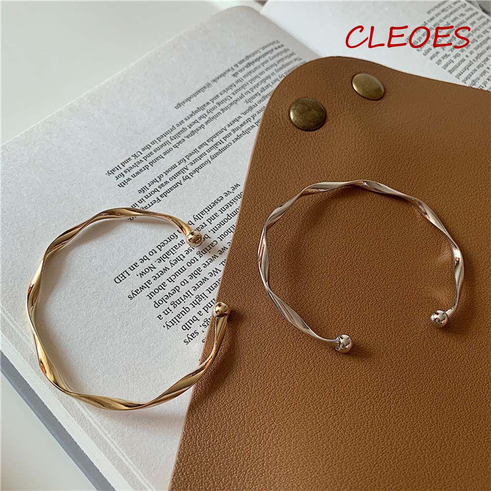 Vòng Đeo Tay Dạng Mở Phong Cách Vintage Thanh Lịch Cho Nữ