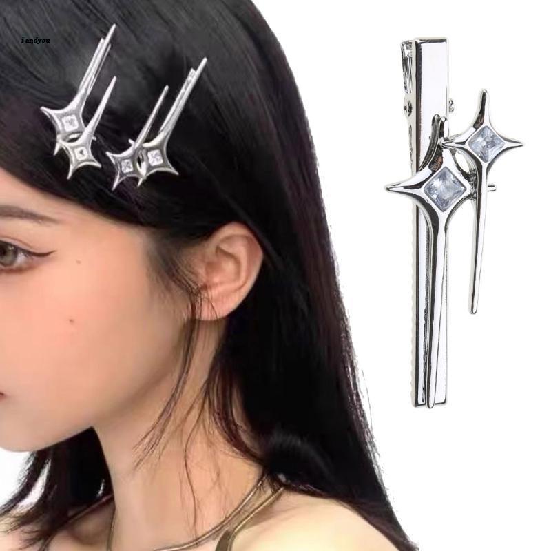 ✿ Kẹp Tóc Kim Loại Hình Ngôi Sao Nhỏ Nhắn Dễ Thương Phong Cách Hàn Quốc