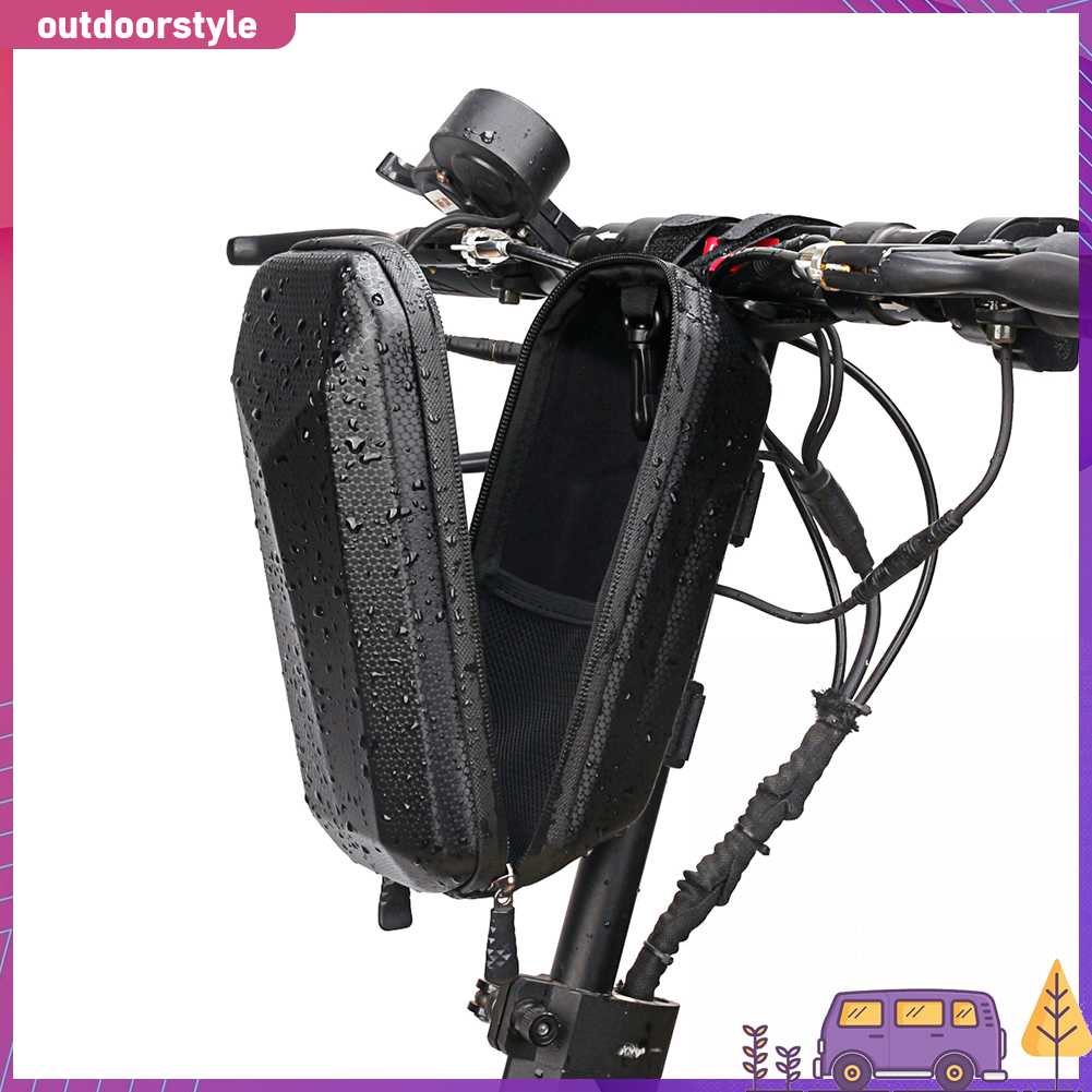 2L Hardshell Front Scooter Hanger Bag Không thấm nước Folding Bike Portable Bag