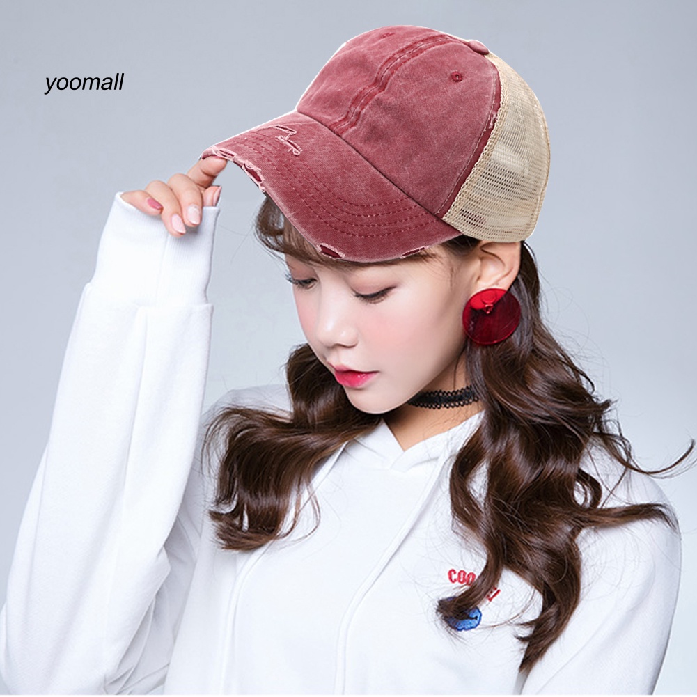 Mũ Lưỡi Trai Thể Thao Chống Tia UV Phối Lưới Thời Trang Mùa Hè