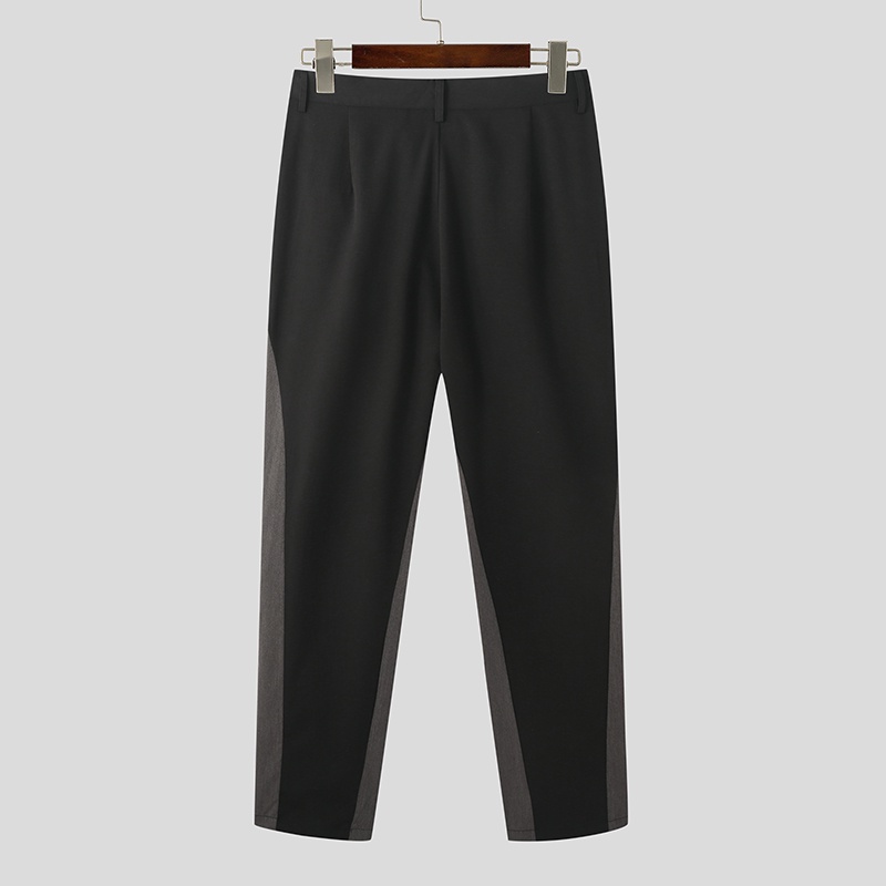 Quần dài INCERUN vải nhung kẻ thời trang cá tính cho nam