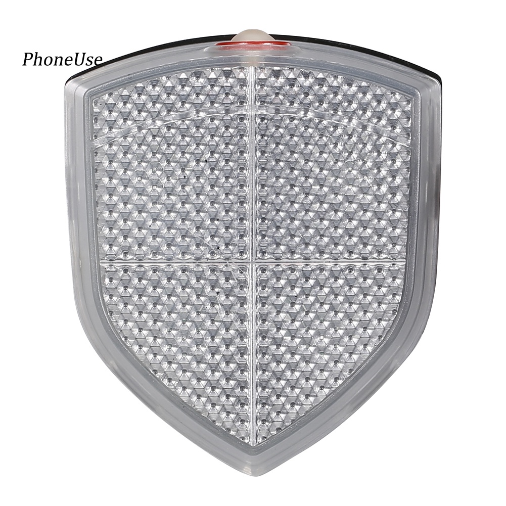 Đèn Led 4 Bóng Phản Quang Bằng Da PU An Toàn Chống Nước Cho Xe Đạp