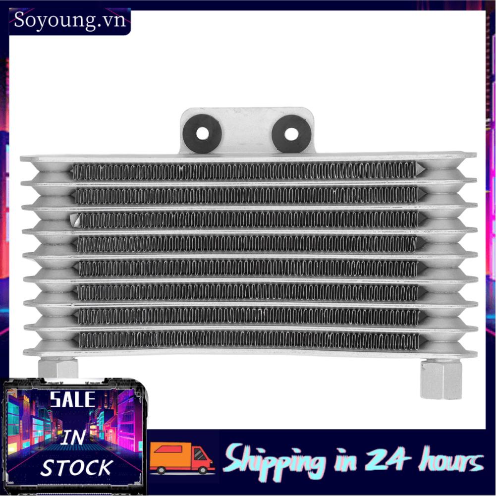 Soyoung Motorcycle Oil Radiator  Strong Power High Strength Rapid Cooling Engine Cooler for 2 Stroke Off Road Motorbike
