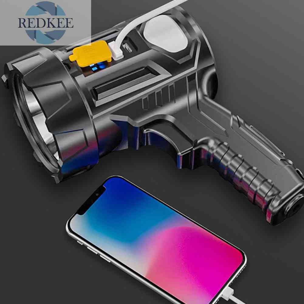 Đèn Pin LED 350lm 6 Chế Độ Sáng, Chống Thấm Nước, Sạc USB Loại C