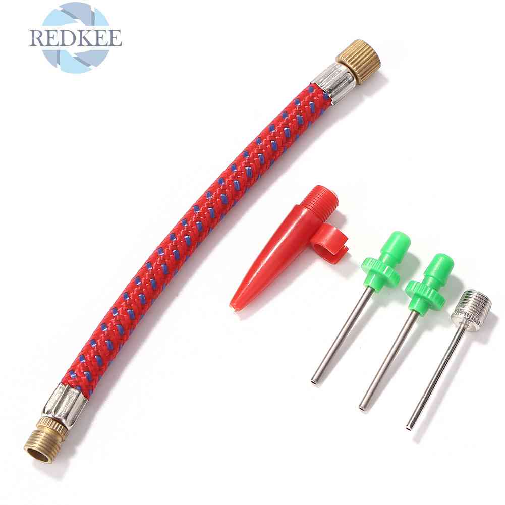 Set 5 Đầu Chuyển Đổi Ống Bơm Hơi Lốp Xe Đạp &amp; Bóng Rổ