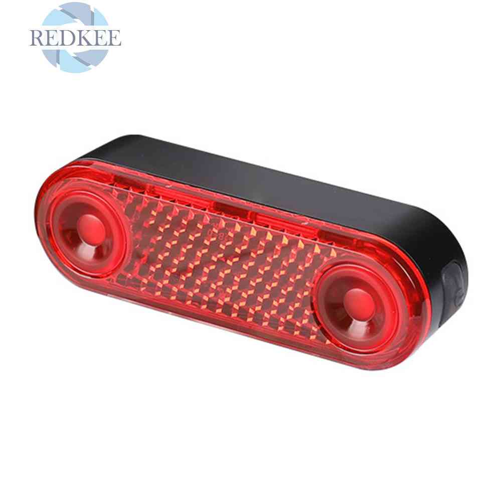 Đèn LED Phản Quang Gắn Yên Sau Xe Đạp Sạc Cổng USB