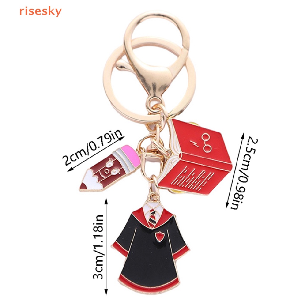 [risesky] Móc Khóa Đồng Phục Học Sinh Bằng Hợp Kim Dùng Làm Quà Tặng Tốt Nghiệp