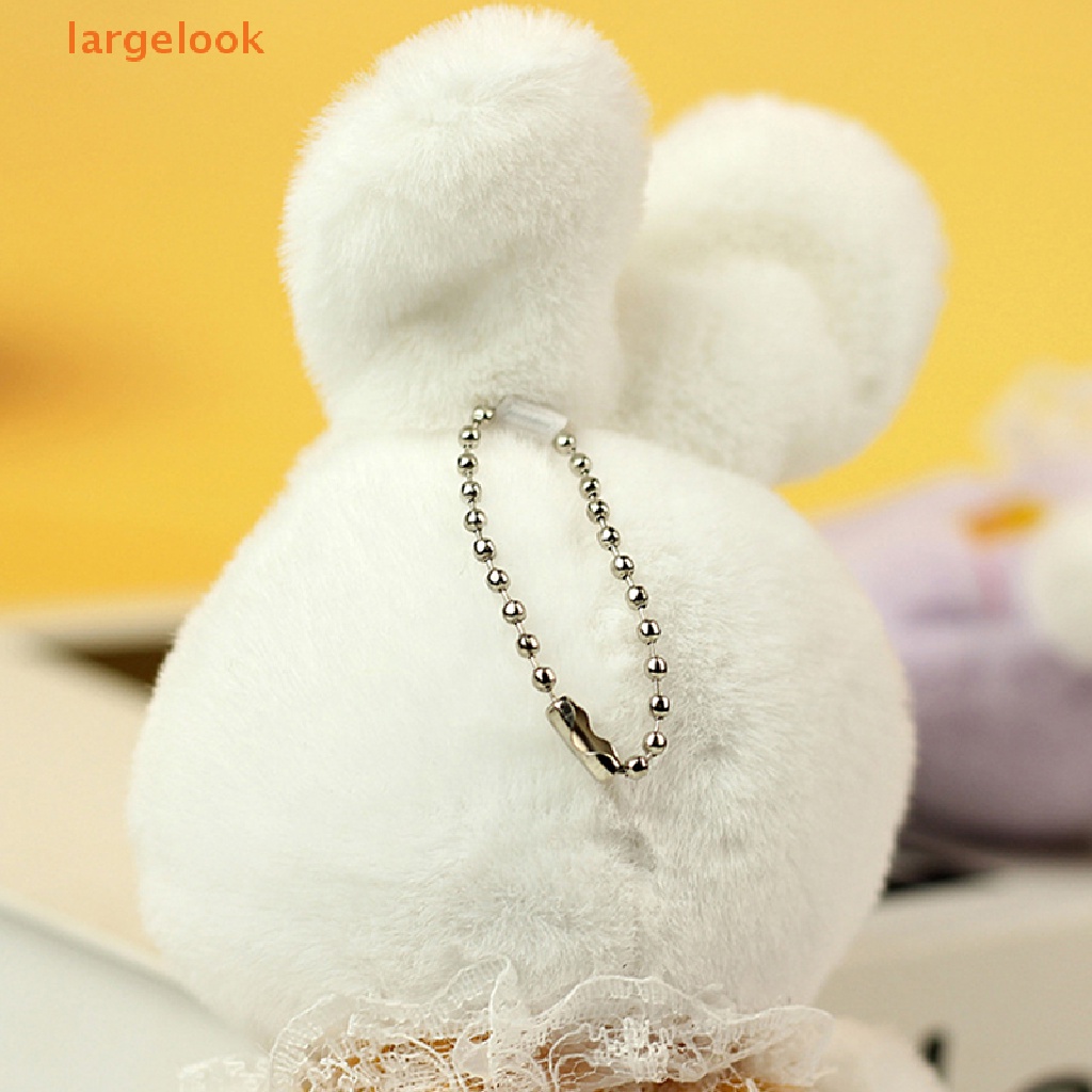 Thỏ Nhồi Bông Mềm Mại 10cm Trang Trí Móc Khóa