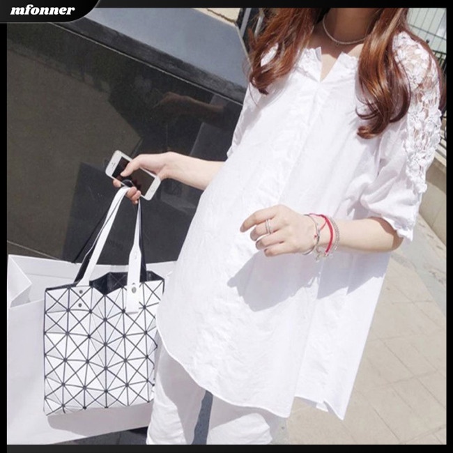 Áo Sơ Mi Mùa Hè Dáng Rộng Thêu Họa Tiết Có Size Lớn Cho Nữ