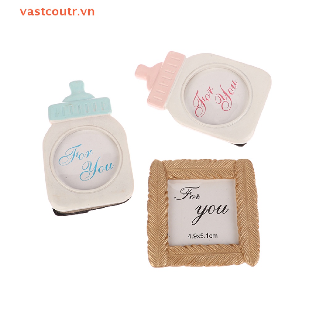 Khung Ảnh Mini Màu Hồng / Xanh Lam / Vàng Kim Sáng Tạo