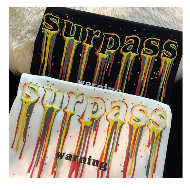 Áo Thun Tay Ngắn Dáng Rộng In Họa Tiết Mới Phong Cách Hàn Quốc Thời Trang Mùa Hè Cho Nữ