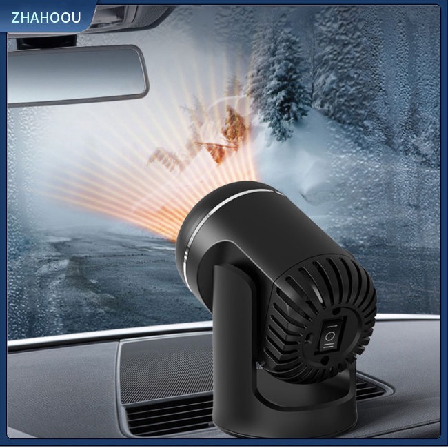 ☃Nhà Cửa☃ Máy Sấy Khô Nhanh 12v Xoay 360 Độ Gắn Kính Chắn Gió Xe Hơi