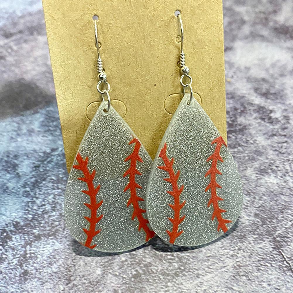 Bông Tai Thể Thao Hình Giọt Nước Bằng Acrylic W5I3