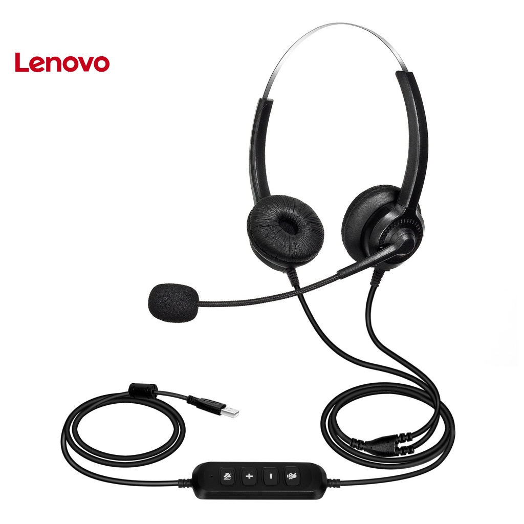 Tai Nghe Điện Thoại Di Động 300D Chống Ồn Thoáng Khí Kết Nối USB Kèm MIC Cho Xe Tải / Văn Phòng