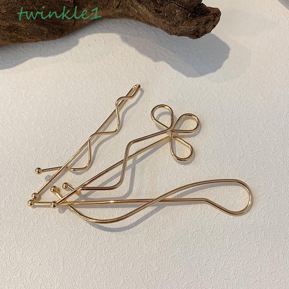 Kẹp Tóc Họa Tiết Hình Học Ngọt Ngào Thanh Lịch