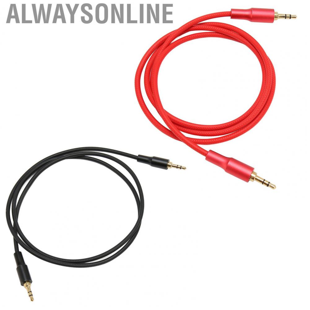 Alwaysonline 3.5mm Male to Sound Aux Cable Stereo Cord for Earphones Car  A