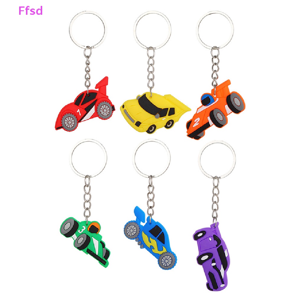 {Ffsd} Móc Chìa Khóa Xe Hơi Bằng Cao Su Pvc Mềm Họa Tiết Hoạt Hình Quà Tặng Trang Sức Cho Trẻ Em * Bán Chạy
