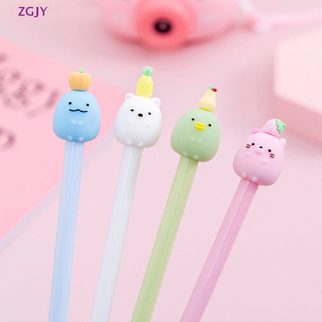 Bút Mực Gel Họa Tiết Trái Cây Hoạt Hình ZGJY Dễ Thương Cho Trường Học / Văn Phòng Mới