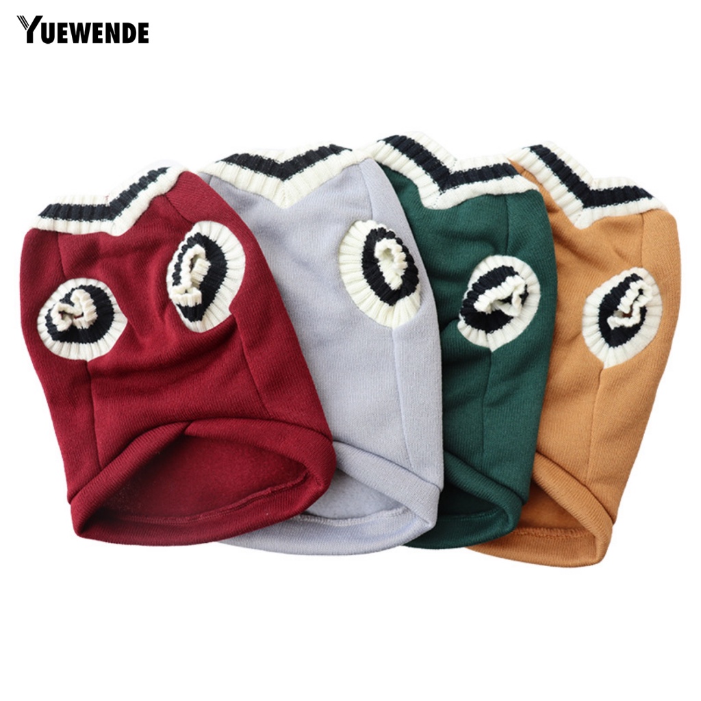 Áo Len Không Tay Cổ Chữ V Thời Trang Cho Thú Cưng