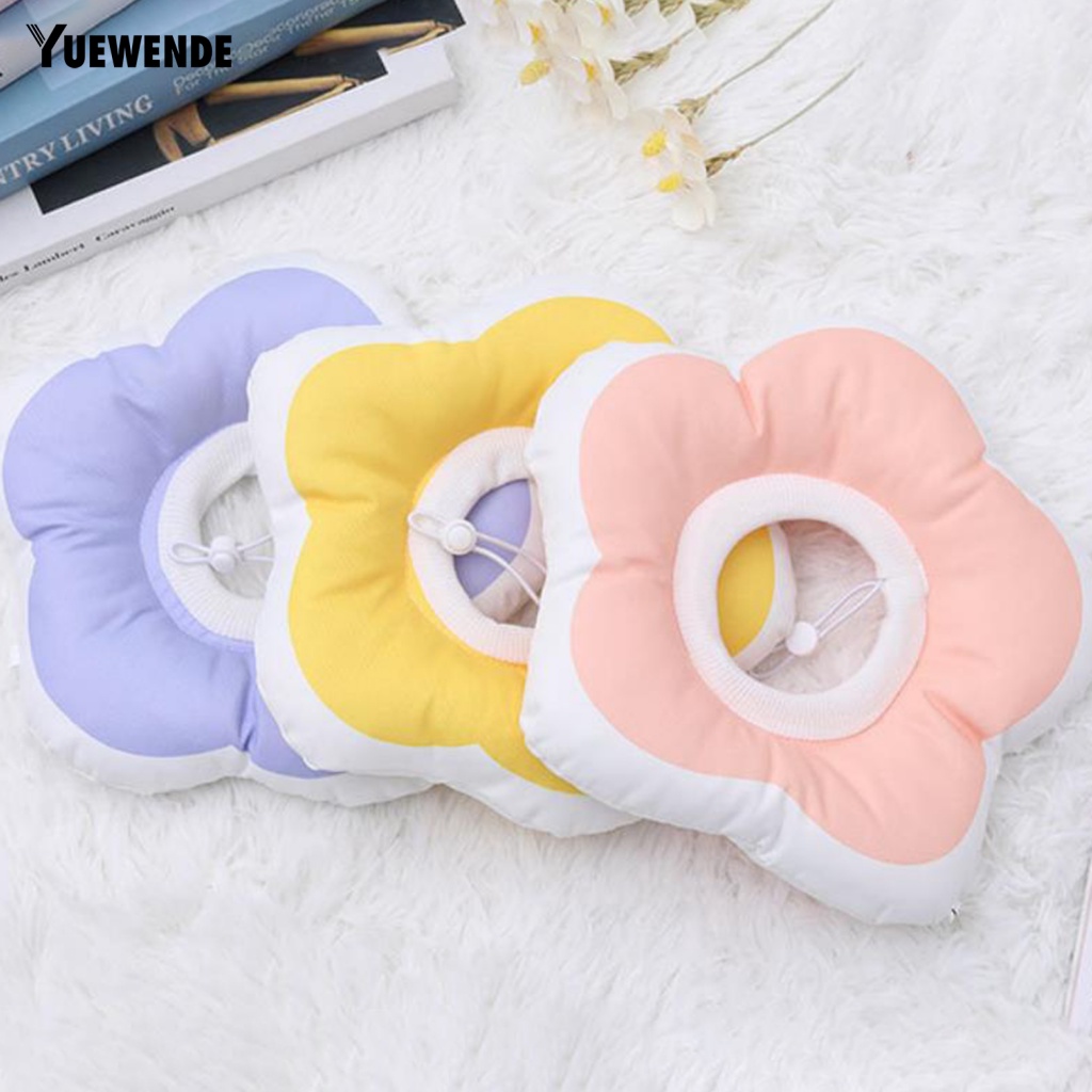 Vòng Cổ Chữ E Bảo Vệ Da Chống Mòn Thân Thiện Với Làn Da Dành Cho Thú Cưng Hình Bông Hoa Dễ Thương