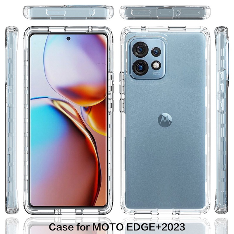 2 In 1 / Transparent Clear Thickened Shockproof Case LG Velvet V60 Google Pixel7 Pro pixel 6 Pro 6A Protective Case Back Cover