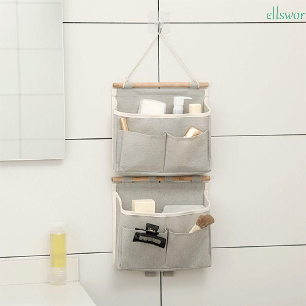 Elsweorth Giá Treo Đồ Lót Bằng Vải Cotton Phối Ren Siêu Bền Tiện Dụng Cho Tủ Quần Áo