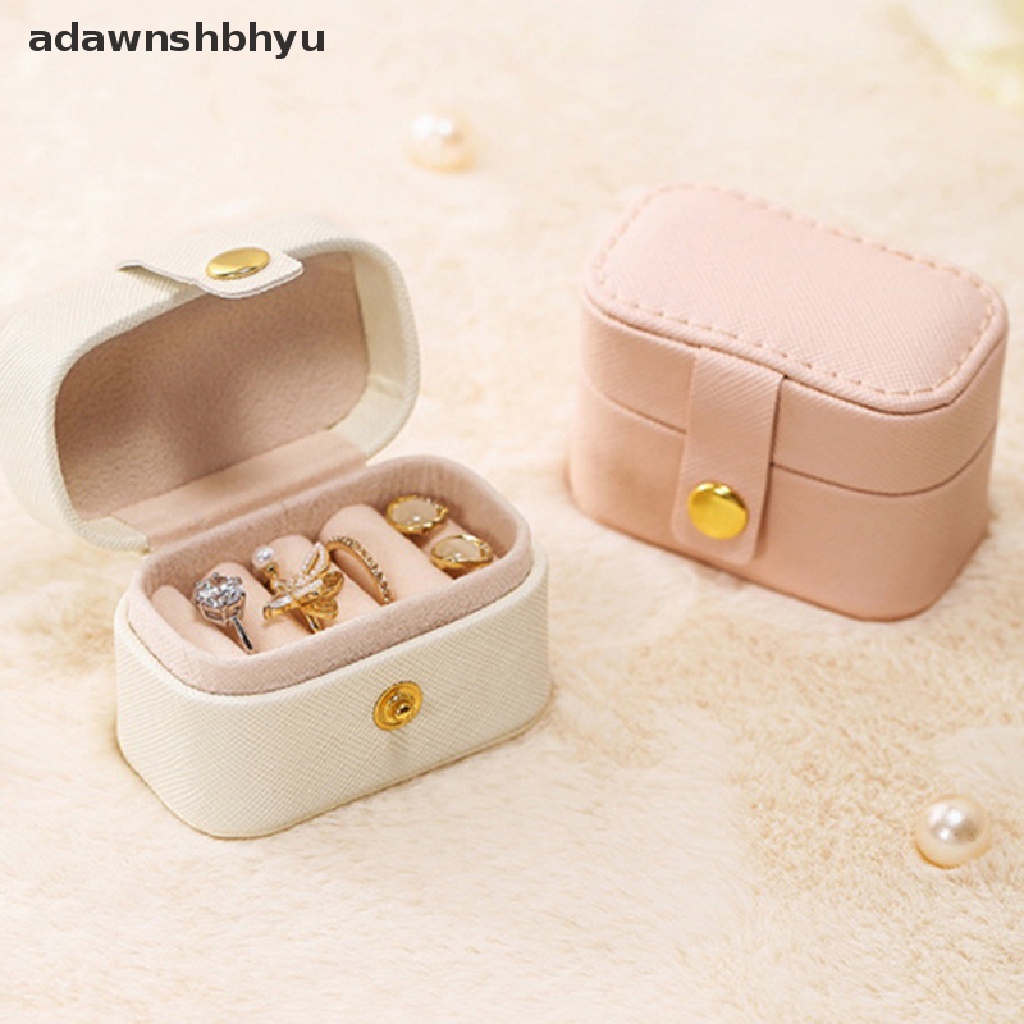 Hộp Đựng Trang Sức Bằng Da Cỡ Nhỏ Tiện Dụng Mang Đi Du Lịch