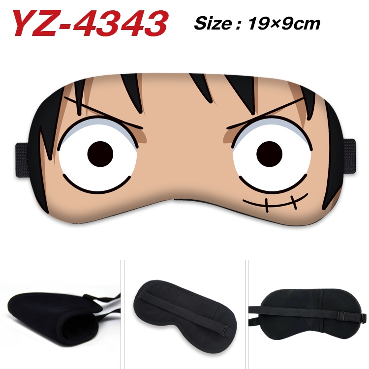 Mặt Nạ Che Mắt Ngủ Thoáng Khí Họa Tiết Hoạt Hình One Piece Cho Nam Nữ