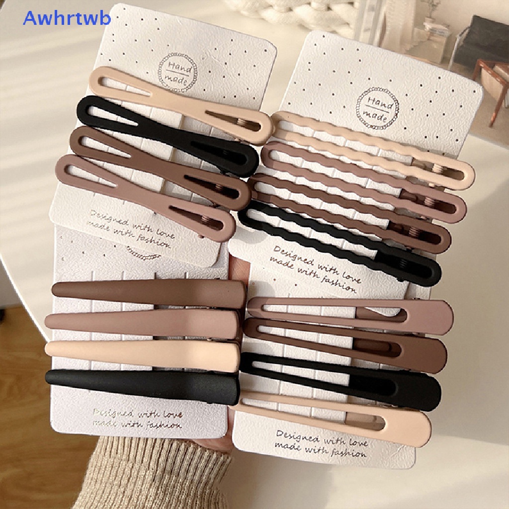 Set 3 / 4 Kẹp Tóc Họa Tiết Hình Học Thời Trang Mới