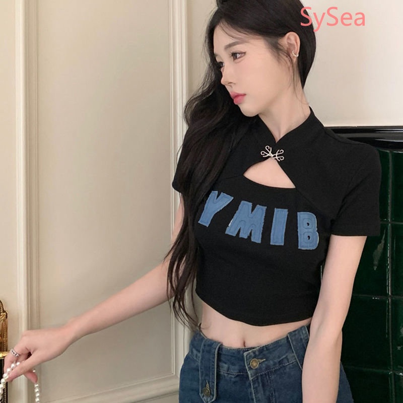 Áo Thun In Chữ Thời Trang Hè Năng Động Cho Nữ