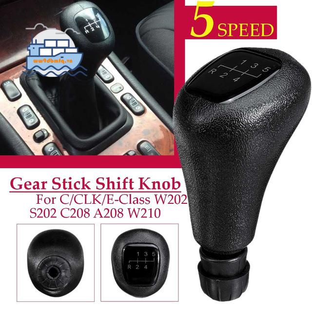 Cần Sang Số 5 Tốc Độ Bằng Da Cho Mercedes Benz C Class W202 CLK Class W208 E Class W210