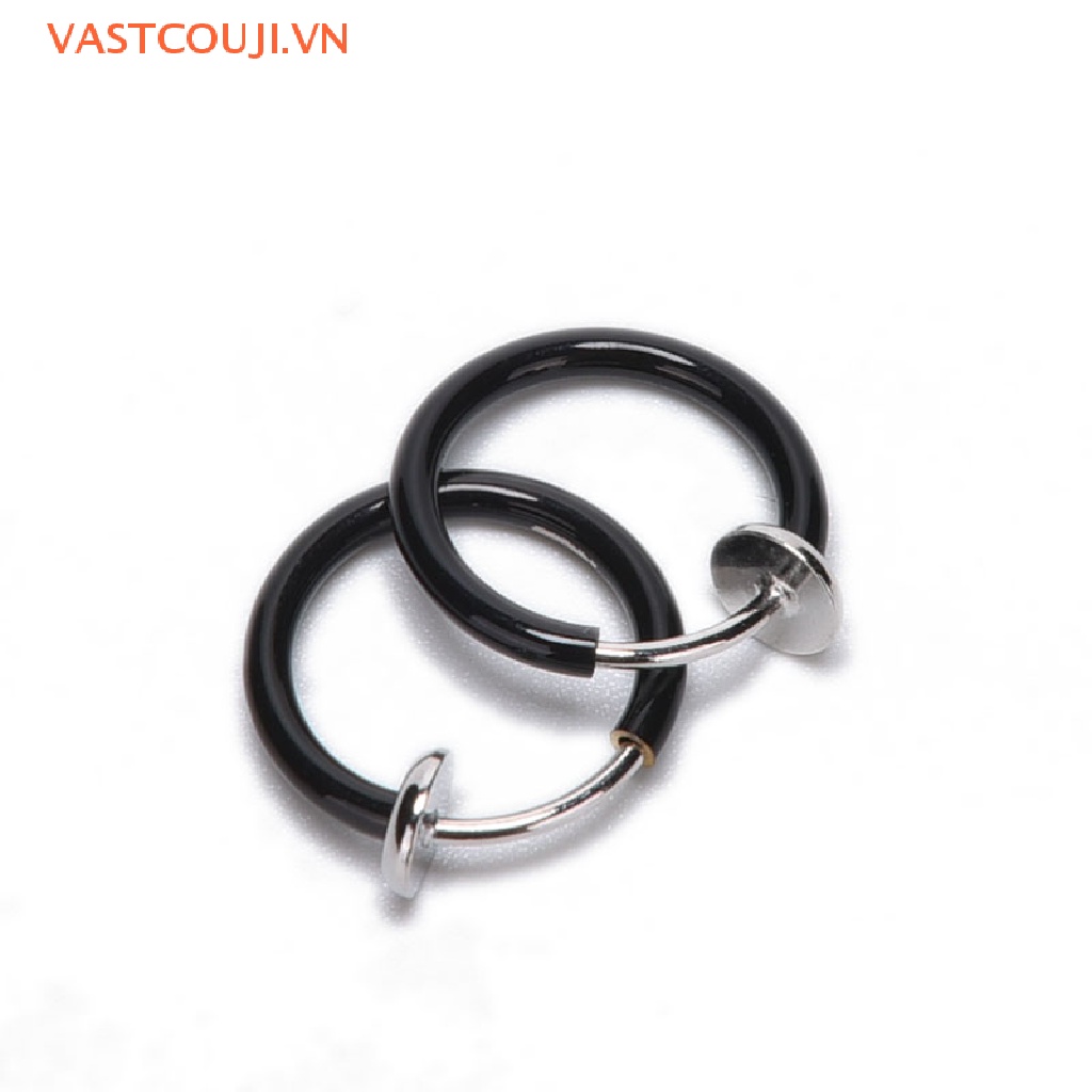 Bộ 2 Khuyên Xỏ Mũi / Môi / Tai / Cơ Thể Phong Cách Punk Cá Tính