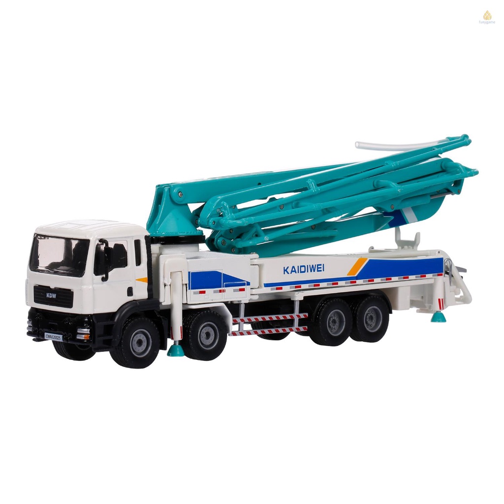 Mô Hình Xe Tải Bơm Bê Tông Bằng Hợp Kim Tỉ Lệ 1: 55 Trang Trí Giáng Sinh Năm Mới