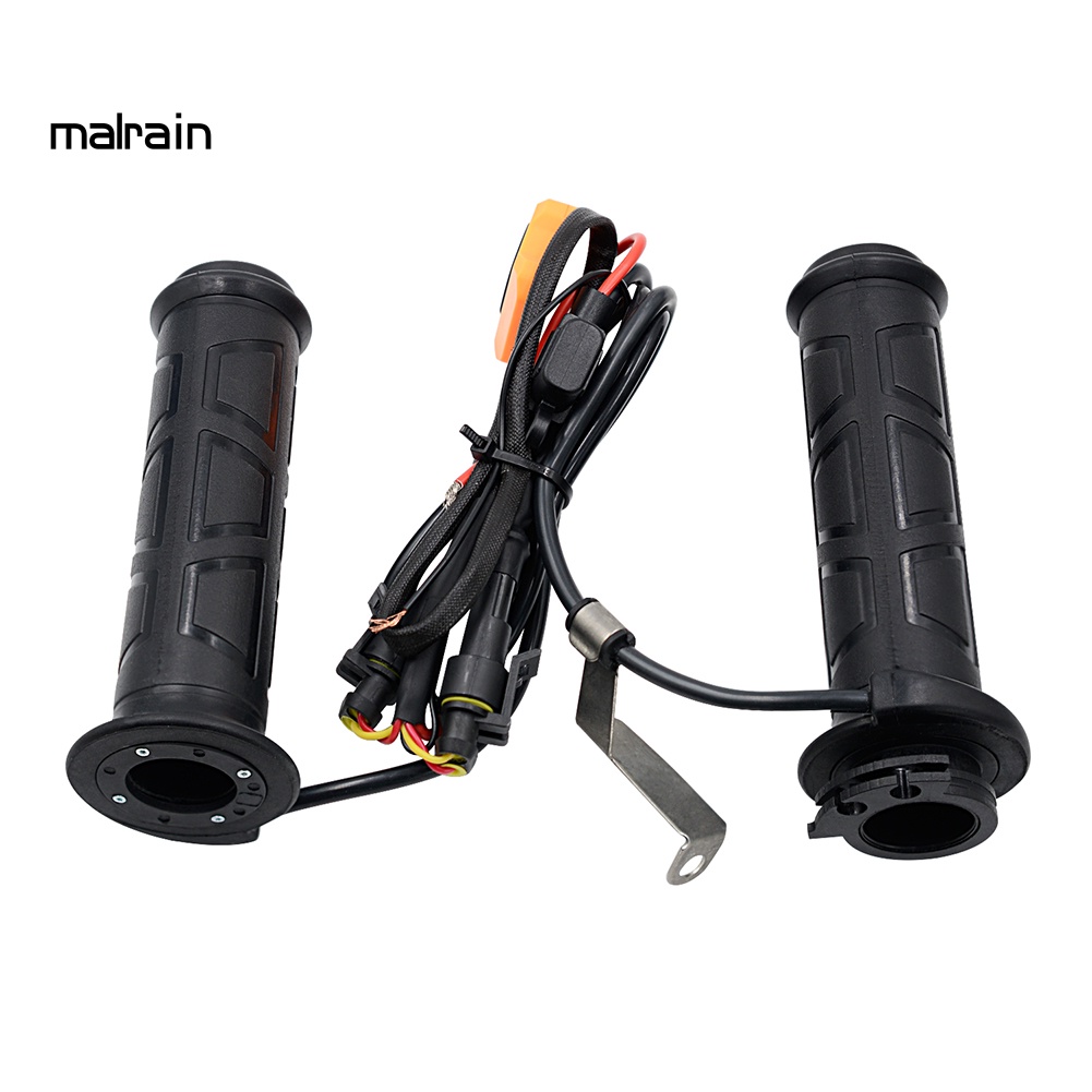 1 Cặp Đệm Sưởi Ấm Tay Lái Xe Máy 12V 3 Chỗ Bằng Điện