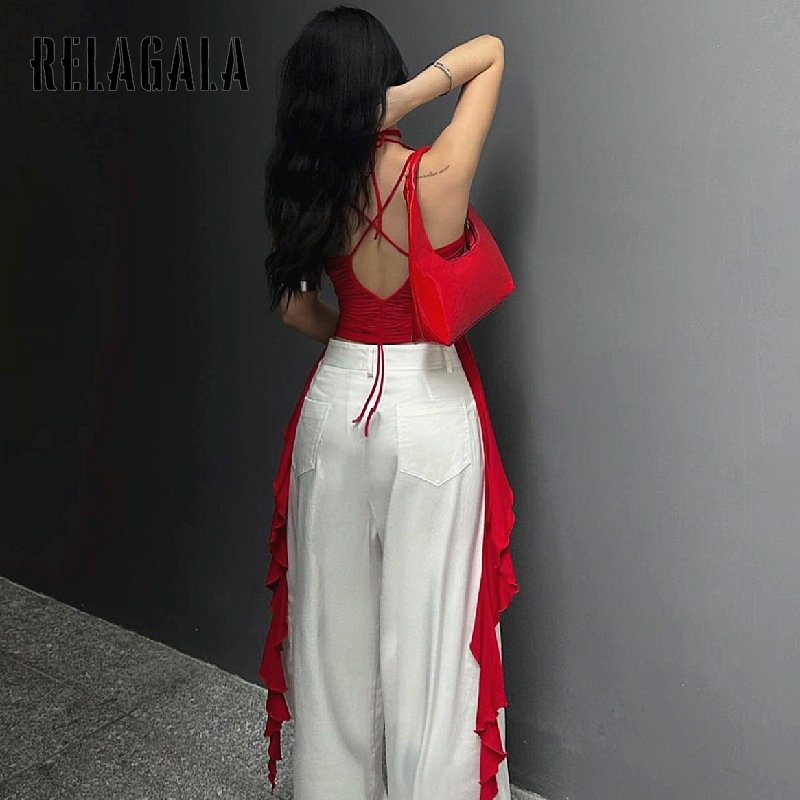 Áo Hai Dây Ôm Dáng Màu Trơn Thời Trang Mới 2023 Cho Nữ