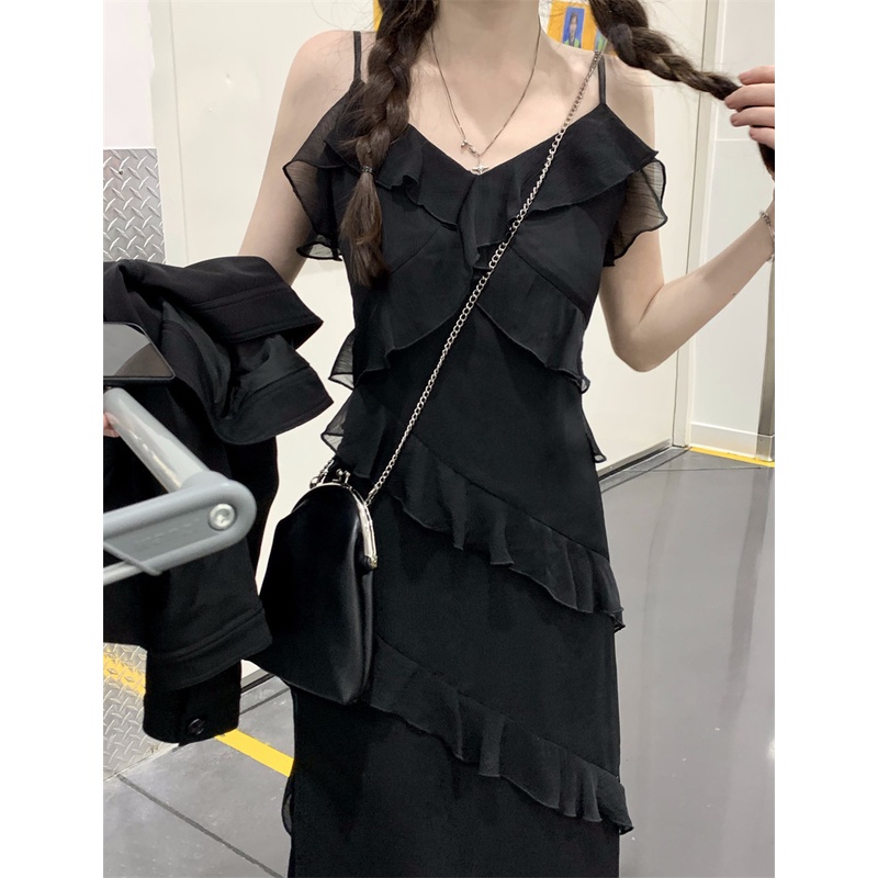 Đầm MIDI Hai Dây Thời Trang Mùa Hè Cho Nữ