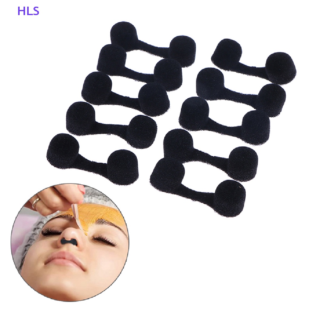 Set 10 Miếng Mút Lọc Mũi Dùng Một Lần Màu Trắng Đen