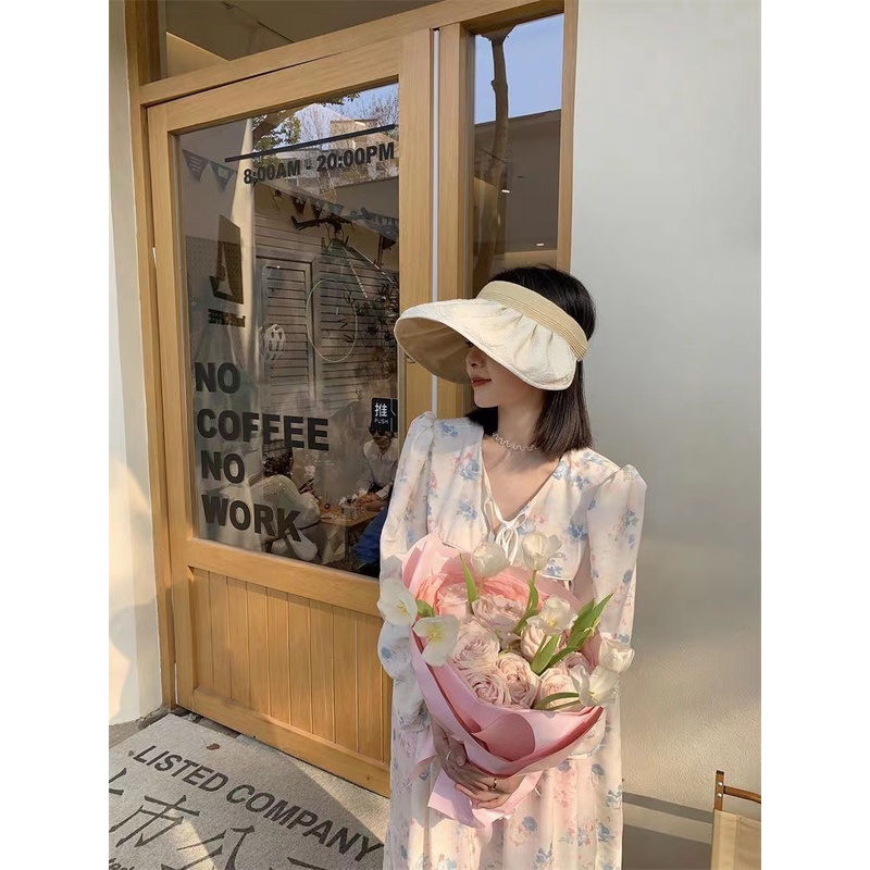 Mũ Rộng Vành Chống Nắng Thời Trang Mùa Hè Tiện Dụng Khi Đi Xe Đạp