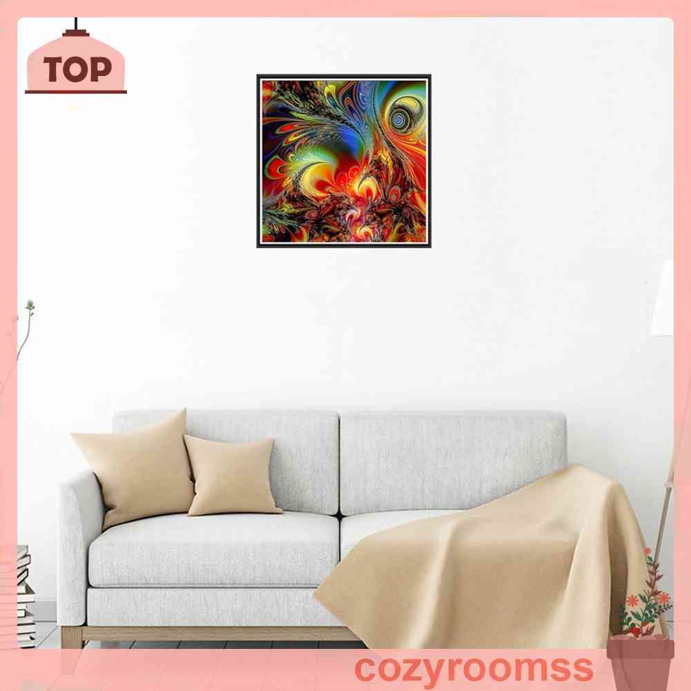 Tranh Đính Đá Kim Cương Toàn Bộ 5D DIY Hình Vẽ Lễ Hội Lộng Lẫy