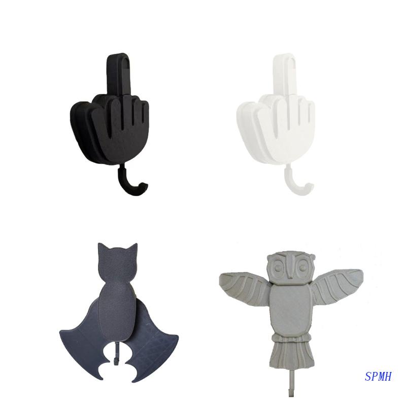 Giá Đỡ Móc Treo Chìa Khóa Gắn Tường Không Cần Đục Lỗ Có Thể Thu Gọn